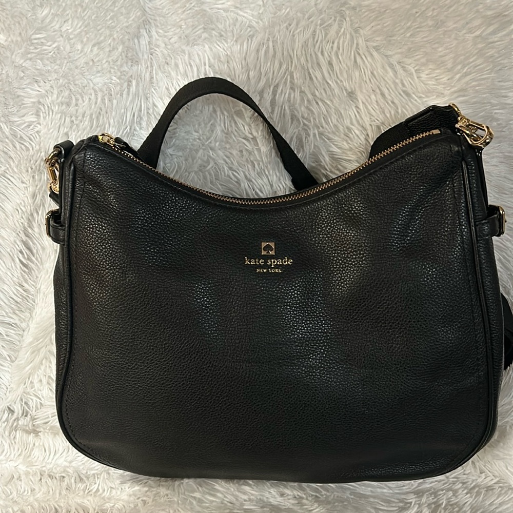 Kate Spade Chain Pebble Leather Shoulder Bag EUC